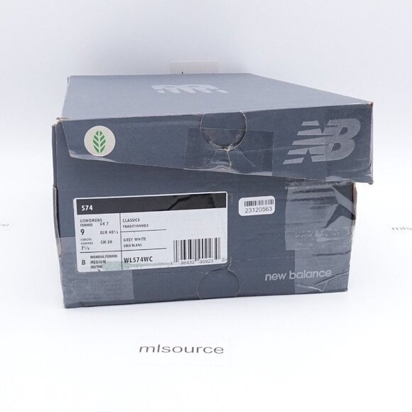 NEW New Balance 574 Sneakers WL574WC Grey/White/Floral - Picture 14 of 15